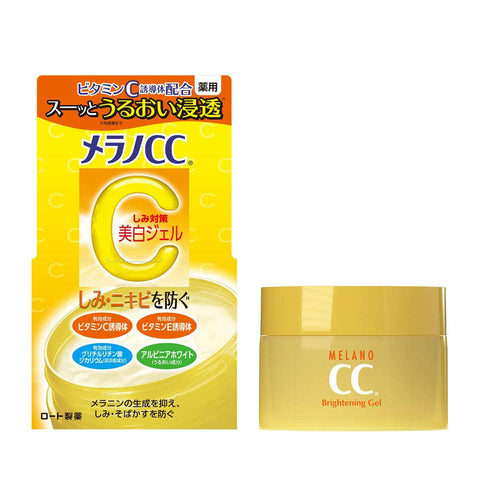 Rohto Melano Cc Brightening Gel For Hyperpigmentation Prevention 100g - Japanese Brightening Gel