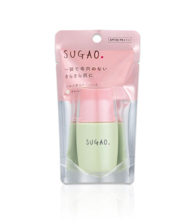 Rohto Sugao Silky Color Base Green SPF20/ PA+++ 20ml - Japanese Makeup Base