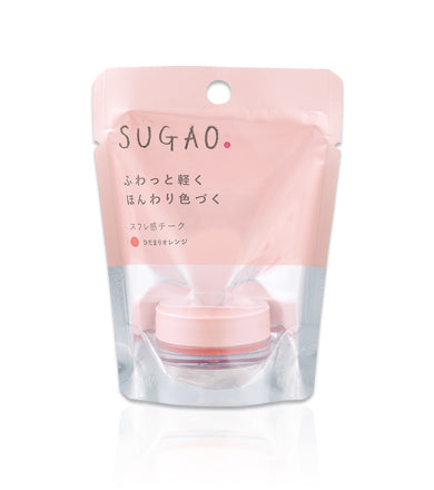 Rohto Sugao Blush Sunny Spot Orange Alcohol-Free Unscented Orange 4.8g - From Japan