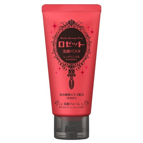 Rosette Cleansing Pasta Red Wrinkle 120g - Clay Facial Cleanser - Anti-Wrinkle Facial Wash