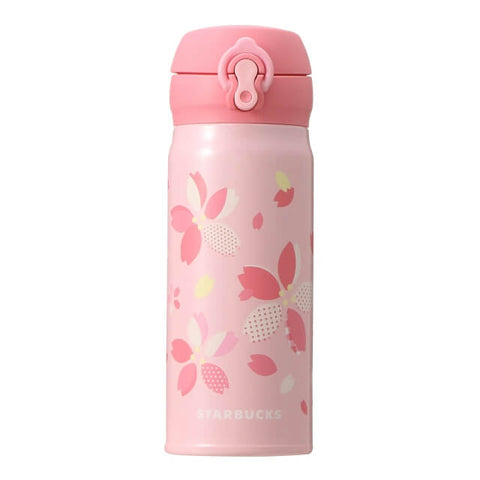 Starbucks Sakura 2022 Handy Stainless Bottle Sweet 400ml - Japanese Starbucks Thermos Bottles