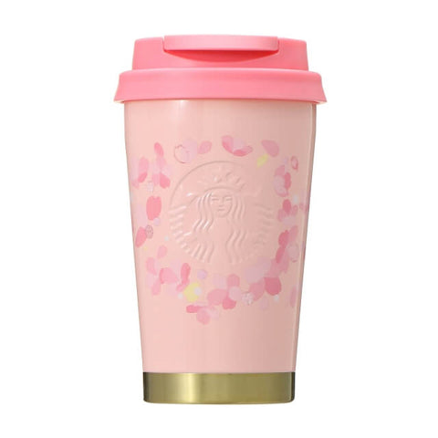 Starbucks Sakura 2022 Stainless Steel Togo Logo Tumbler Falling Petal 355ml - Starbucks Tumblers