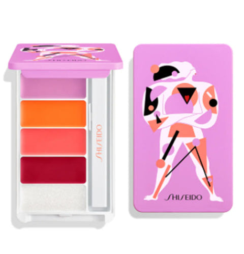 Shiseido Aqua Gel Lip Palette 03 Sunset Glow Beach - Lip Palette Made In Japan