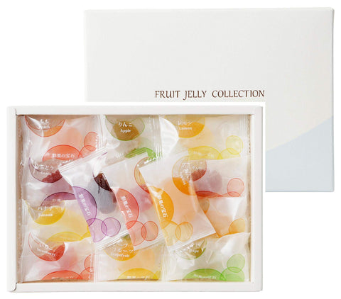 Saika No Gem Fruit Jelly Collection 1 Box (15 Types 25 Pieces) | Japan