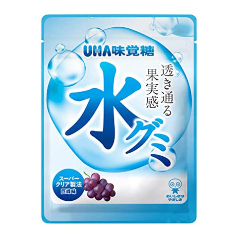 Uha Miguto Water Gummi Kyoho 40G X 10 Bags Japan (Limited Sale)