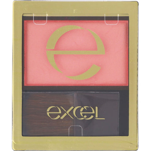 Excel Skinny Rich Cheek Blush RC04 Shell Coral - Makeup Products For Cheek - Japanese Cheek Blush