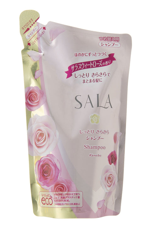 Sala Sweet Rose Fragrance Shampoo Moist & Smooth 350Ml (1Pc) - Made In Japan