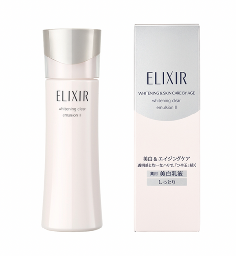 Shiseido Elixir White Clear Emulsion II (Moist) 130ml - Japanese Skin Revitalizing & Whitening Care