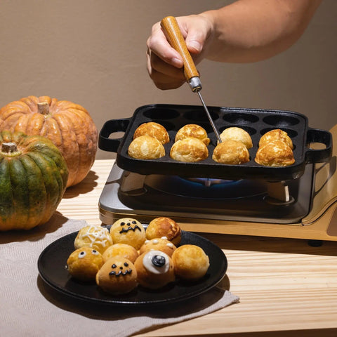 Seieido 16-Ball Takoyaki Pan - Cast Iron - Japanese - Default Title