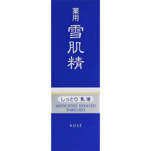 Kose Medicated Sekkisei Enriched Supports Whitening & Elasticity 140ml - Japanese Milky Lotion