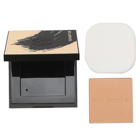 Shu Uemura Set: Unlimited Nude Mopo Foundation 12G + Case & Sponge Powder 764 (Japan)