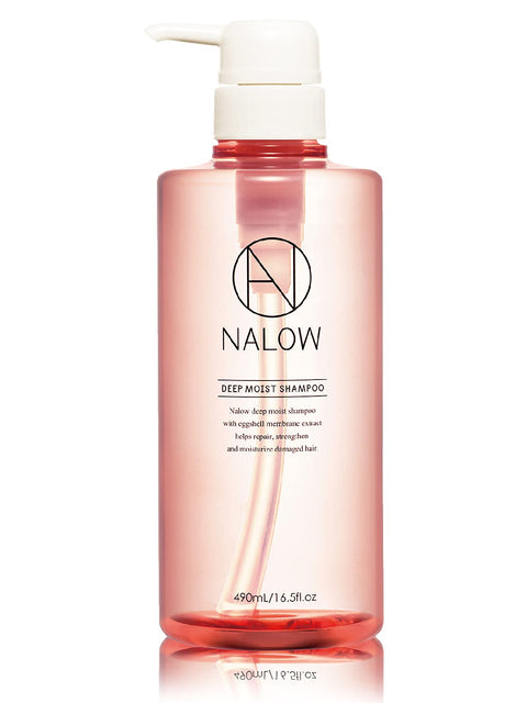 Nalow Deep Moist Shampoo 490ml - Amino Acid Shampoo - Japanese Rich Moist Shampoo