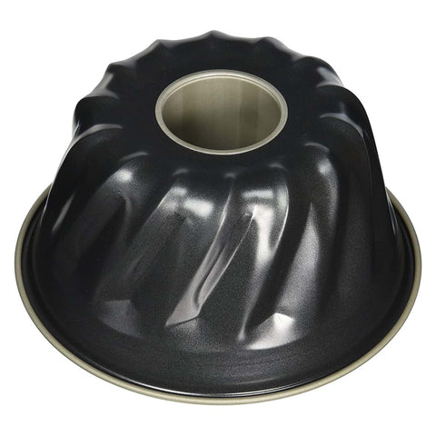 Shimotori Black Figure Steel Kugelhopf Bundt Cake Pan 14cm