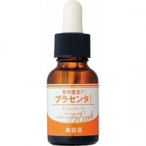 Shinei Sonomama Placenta Beauty Essence Keeps Enriching Your Skin 20ml - Essence Made In Japan