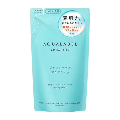 Shiseido Aqua Label Aqua Milk [refill] 117ml - Moisturizing Milky Lotion - Japanese Emulsion