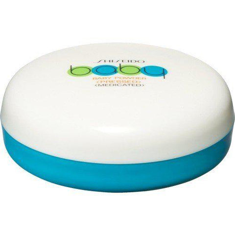 Shiseido Medicated Baby Powder Pressed With Soft Puff 50g - Japanese Pressed Powder