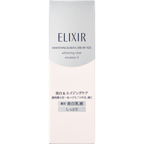 Shiseido Elixir Whitening Clear Emulsion II 130ml - Japanese Whitening & Skin Care By Age