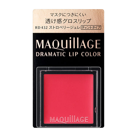 Shiseido Maquillage Dramatic Lip Color (Glossy) Rd432 Strawberry Jelly - Japanese Lip Gloss