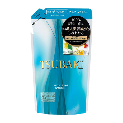 Tsubaki By Shiseido Smooth Straight Hair Conditioner Refill 330Ml - Japan