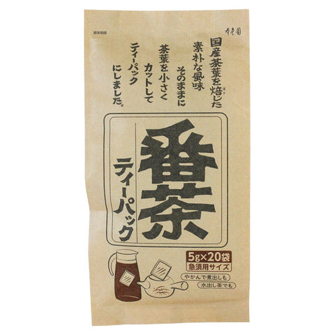 Shou Lao Yuan Juroen Bancha Tea Pack 5g x 20 Bags