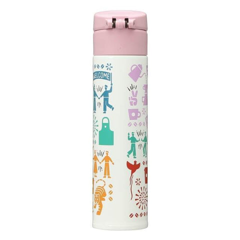 Slim Handy Stainless Bottle Gather 400ml - Japanese Starbucks