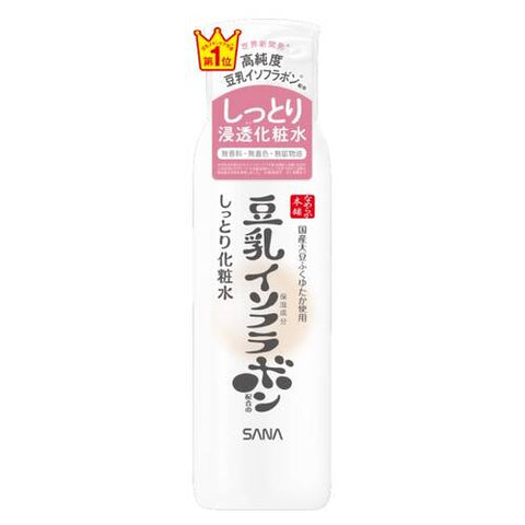 Sana Smooth Honpo Moist Toner Nc Non-Greasy Feel 200ml - Soy Milk Toner For Face