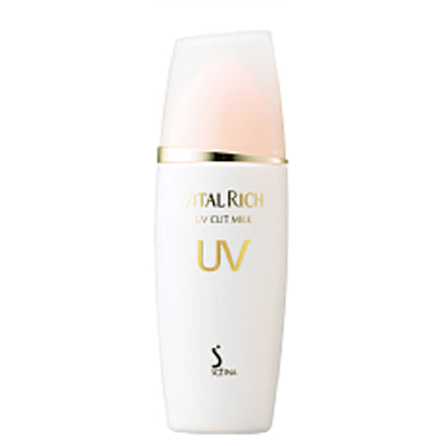 Kao Sofina Vital Rich UV Cut Milk SPF24 PA++ 30ml - Milk Type Suncream - Made In Japan