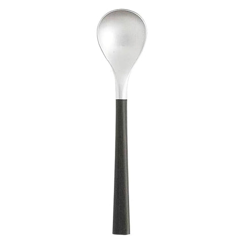 Nihon Yoshokki Japan Sori Yanagi Black Handle Coffee Spoon 12.3Cm