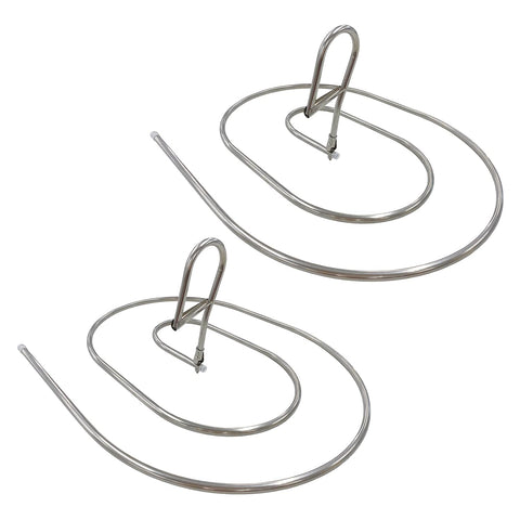 Comolife Space Saving Stainless Steel Sheet Hangers (2Pcs) - 4Kg Load Capacity - Japan - Rust Resistant Folding Towel Drying