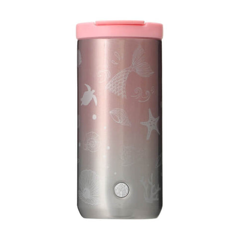 Stainless Steel Tumbler Shiny Pink 355ml - Japanese Starbucks