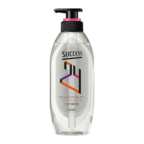 Success 24 Cleansing Shampoo Japan Fresh Fruity Floral Fragrance 350Ml Salon Finish Refreshing Hair & Skin