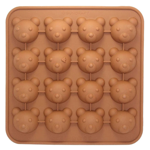 Suncraft Silicone Rubber Bear Chocolate Mold