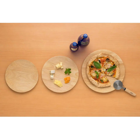 Swanson Rubberwood Pizza Serving Plate 25cm