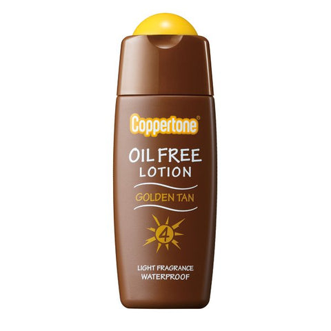 Taisho Pharmaceutical Coppertone Golden Tan Oil Free Lotion SPF4 120ml - Tanning Products