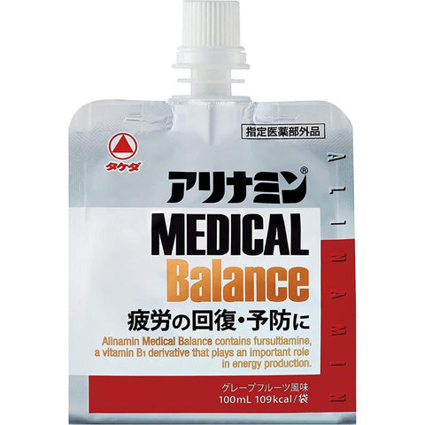 Takeda Alinamin Medical Balance Grapefruit Jelly Drink 100Ml X 8 Packs