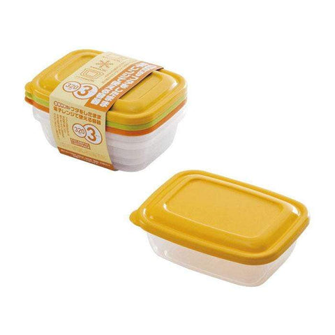 Takeya Japan Colorful Light Pack Container 320Ml (3 Packs)