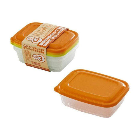 Takeya 500Ml Colorful Light Pack Container (3 Packs) - Made In Japan