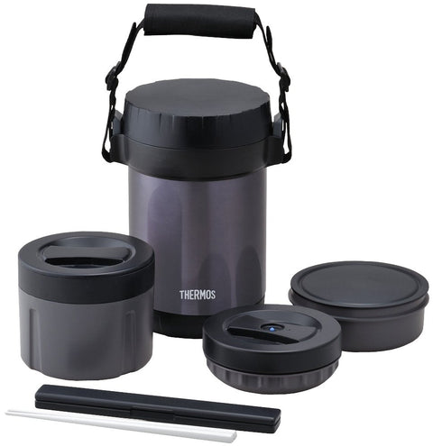 Thermos Japan 1.3L Stainless Lunch Jar Midnight Blue Jbg-1801