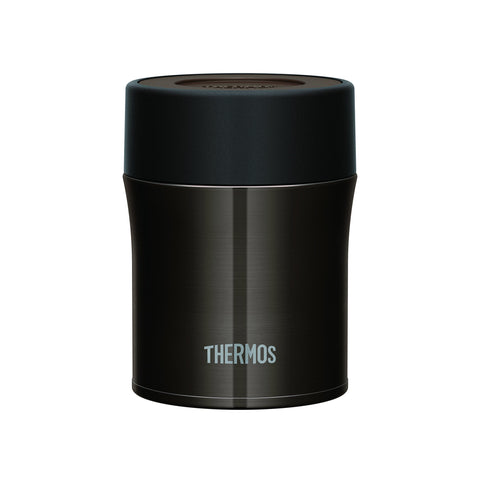 Thermos 0.5L Vacuum Insulated Food Container Black Jbm-500 Bk Japan