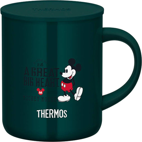 Thermos Vacuum Insulated Mug 350Ml Mickey Dark Green Jdg-350Ds Dg