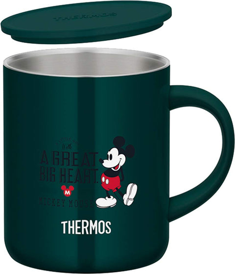 Thermos Vacuum Insulated Mug 350Ml Mickey Dark Green Jdg-350Ds Dg