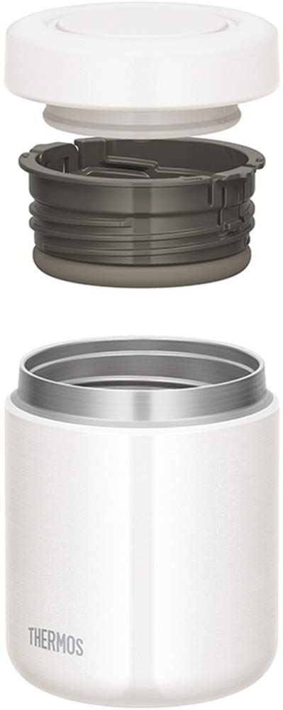 Thermos Vacuum Insulated Soup Jar 400Ml White Jbr-400 Wh Japan