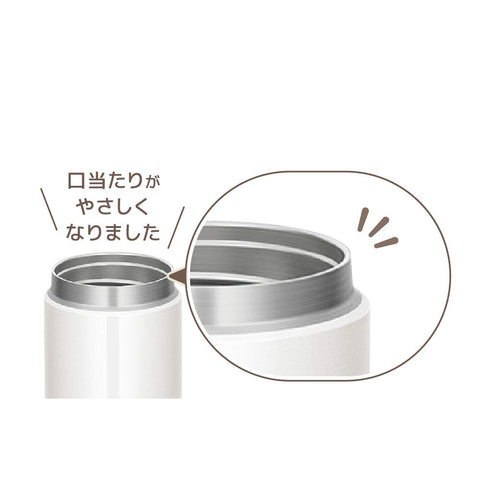 Thermos Vacuum Insulated Soup Jar 400Ml White Jbr-400 Wh Japan