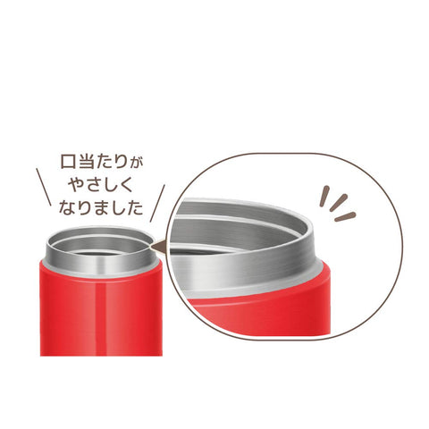 Thermos Japan Vacuum Insulated Soup Jar 500Ml Red Jbr-500R