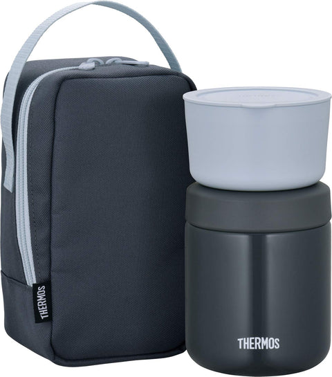 Thermos Japan Vacuum Insulated Soup Lunch Set 300Ml Dark Gray Jby-550 Dgy