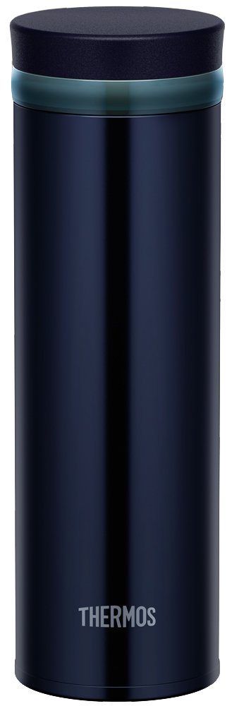 Thermos 0.5L Black Vacuum Insulated Water Bottle Mobile Mug Jno-500 Bk (Made In Japan)