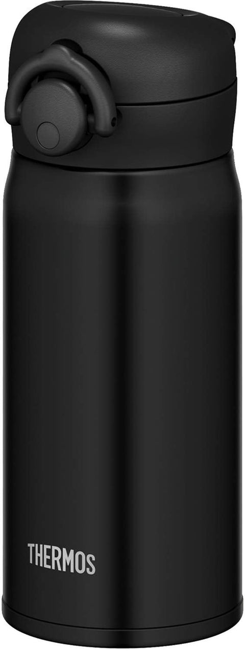 Thermos Japan Vacuum Insulated Water Bottle 350Ml Matte Black Jnr-351 Mtbk