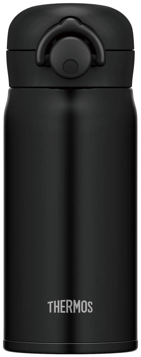 Thermos Japan Vacuum Insulated Water Bottle 350Ml Matte Black Jnr-351 Mtbk