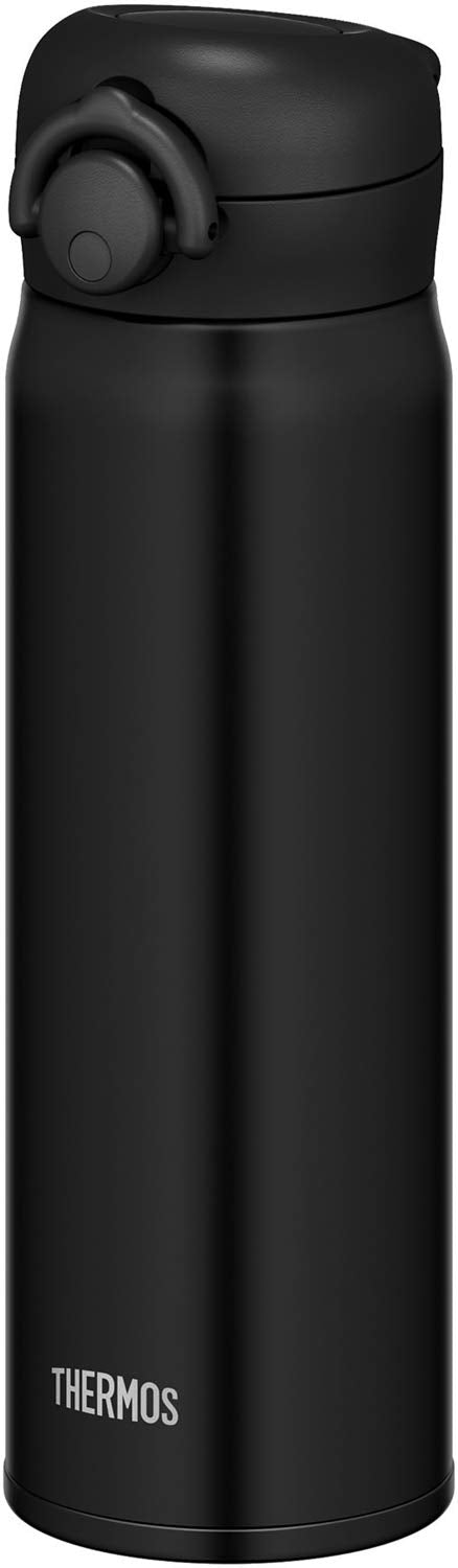 Thermos 500Ml Vacuum Insulated Water Bottle Mug - Matte Black Jnr-501 Mtbk (Made In Japan)