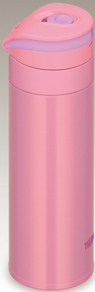 Thermos 0.35L Pink Water Bottle Vacuum Insulated Japan Mobile Mug One Touch Open Jns-350P